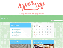 Tablet Screenshot of hyper-tidy.com